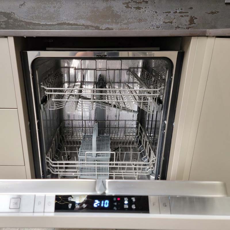built in cabinet dishwasher