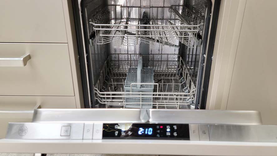 built in cabinet dishwasher