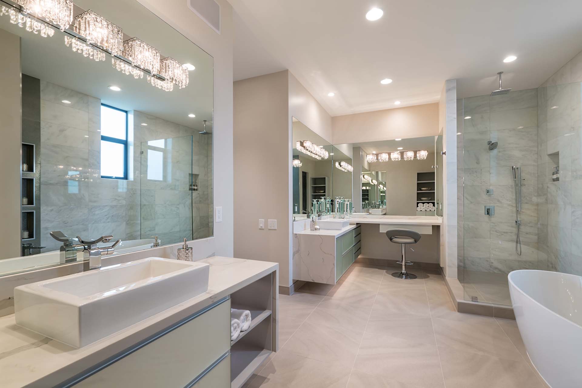 modern vanity bathroom